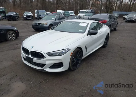 2025 BMW M850I xDrive из США, поврежденный, VIN WBABC4C04SCU40742